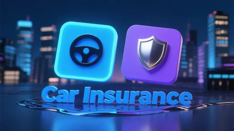 Car insurance coverage illustration