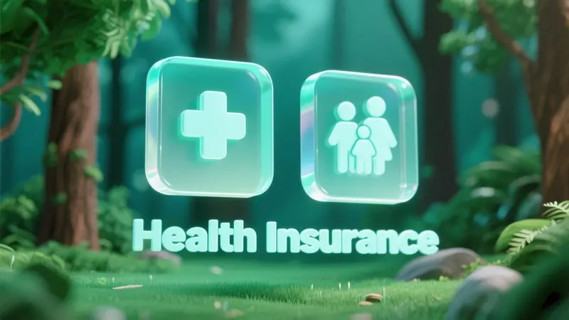 Health insurance coverage illustration