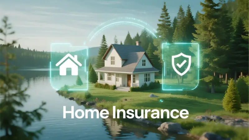Home insurance property protection illustration